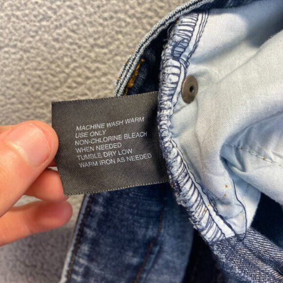 Mixit Womens Denim Blue Jeans Size 6 Cotton Blend Medium Wash Stretch - Picture 7 of 11